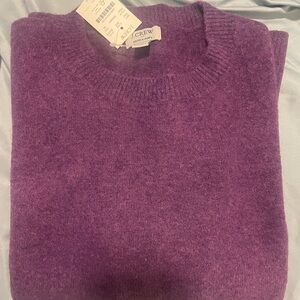 Pair of J. Crew Purple Knit Extra Soft Sweaters
NWT $89.50 original price each